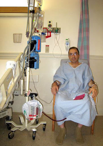 Ali Parsa after the operation