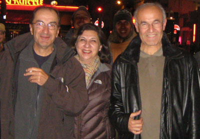 With Kaveh Moghaddari in Paris