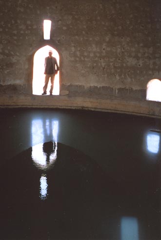 inside a water reservoir